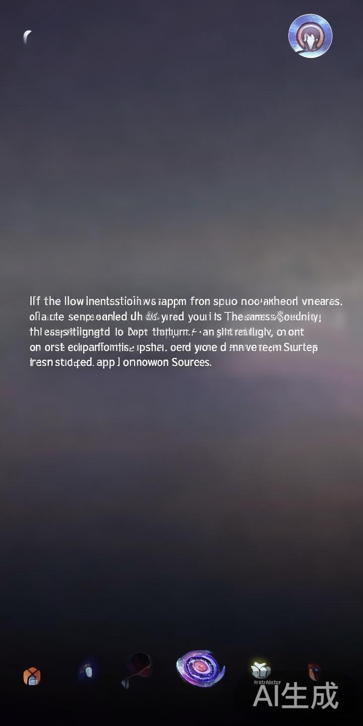 若设备未开启允许安装未知来源应用功能，系统会提示开